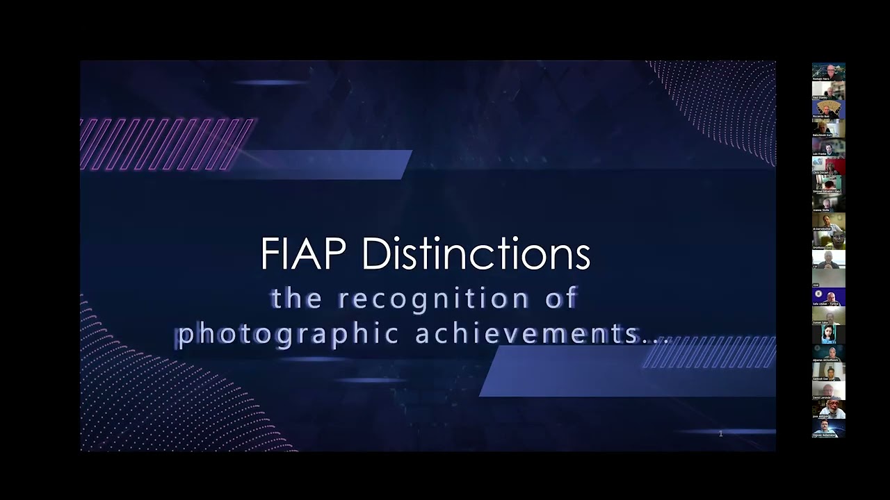 FIAP Distinctions Meeting 17. 07. 2025