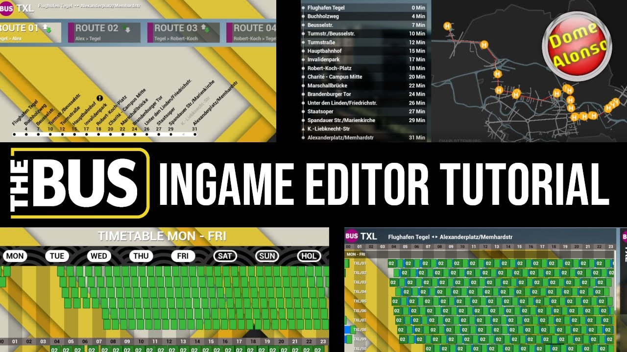 The BUS: Create your own line!  - InGame Editor Full Tutorial