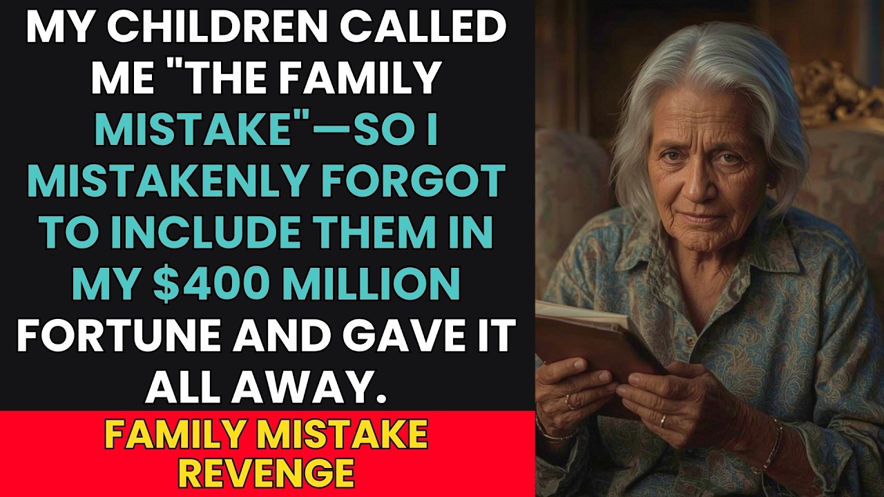After My Children Called Me 'The Family Mistake'—I Mistakenly Forgot To Include Them In My Fortune