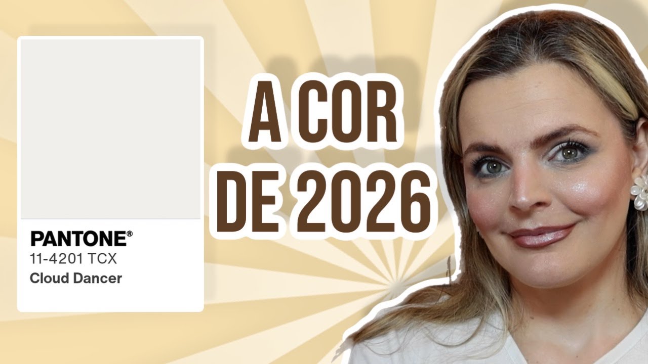 MAQUIAGEM CLOUD DANCER, A COR DE 2026