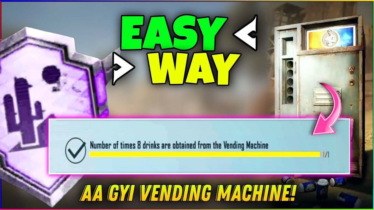 How To Complete Number Of Times 8 Drinks Are Obtained From The Vanding Machine || Desert Tourist