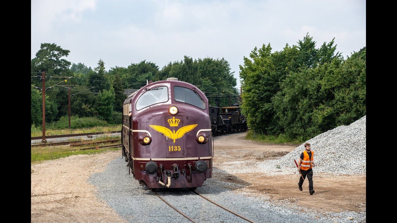 Danmarks Jernbanemuseum - Flytning af materiel til nyt magasin i Marslev - 28-06-2024
