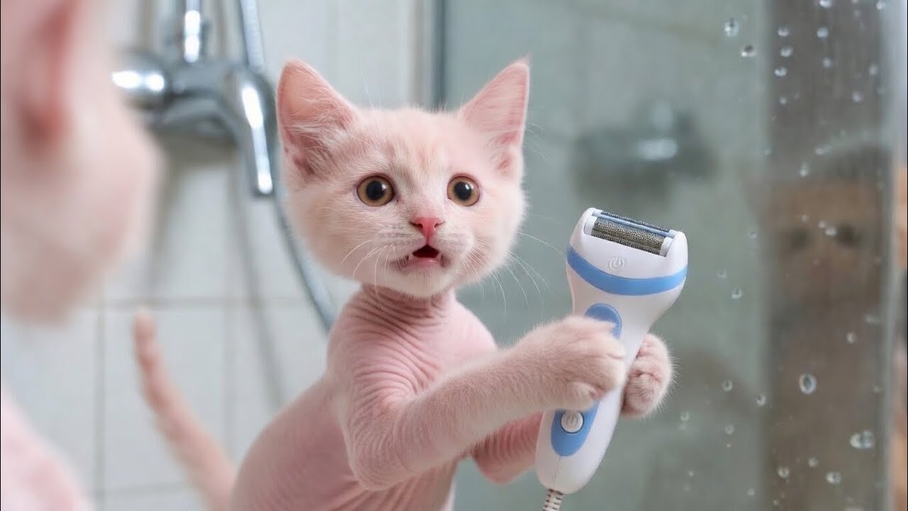 Pinky Shaved Her Fur by Accident… The Ending Will Make You Cry 😭