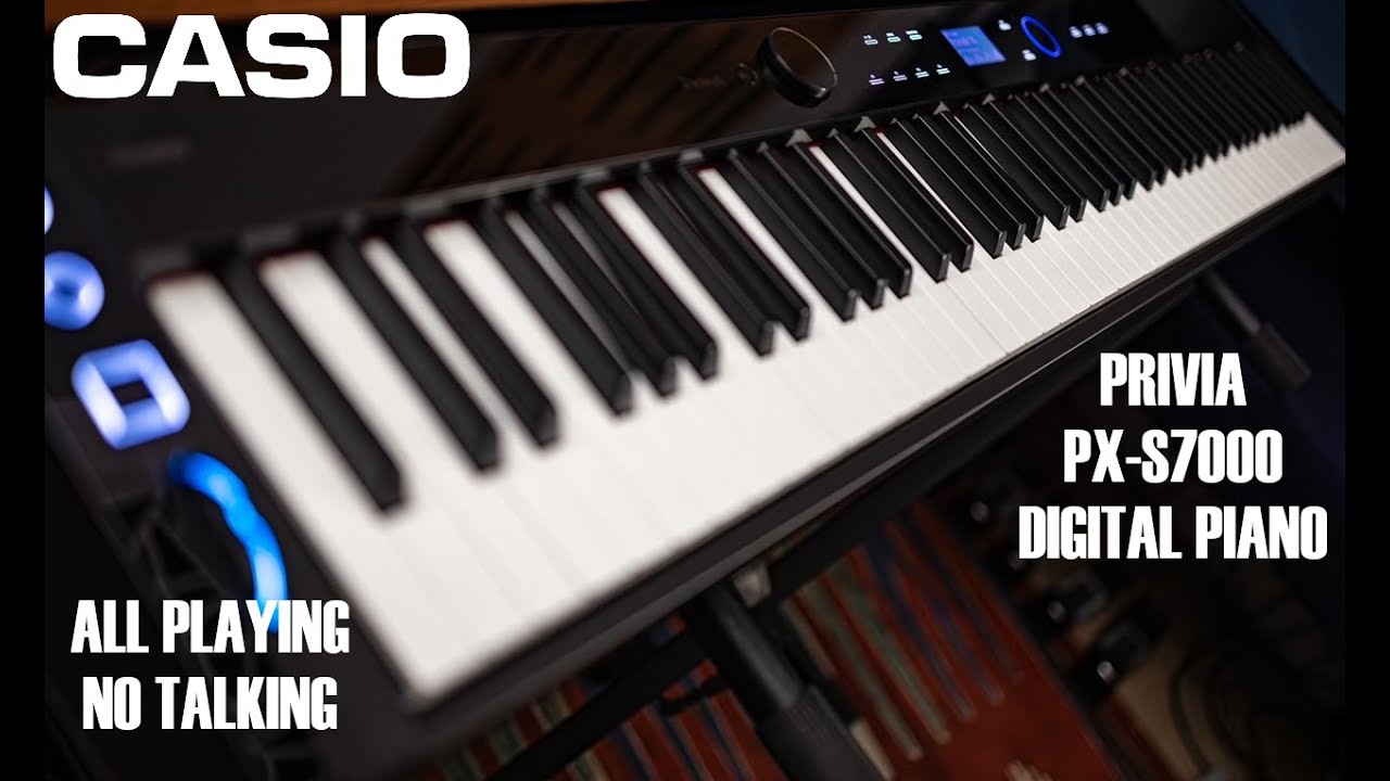 Casio Privia PX-S7000 Factory Sounds Demo | No Talking | @CasioMusicItalia @casiomusicgear