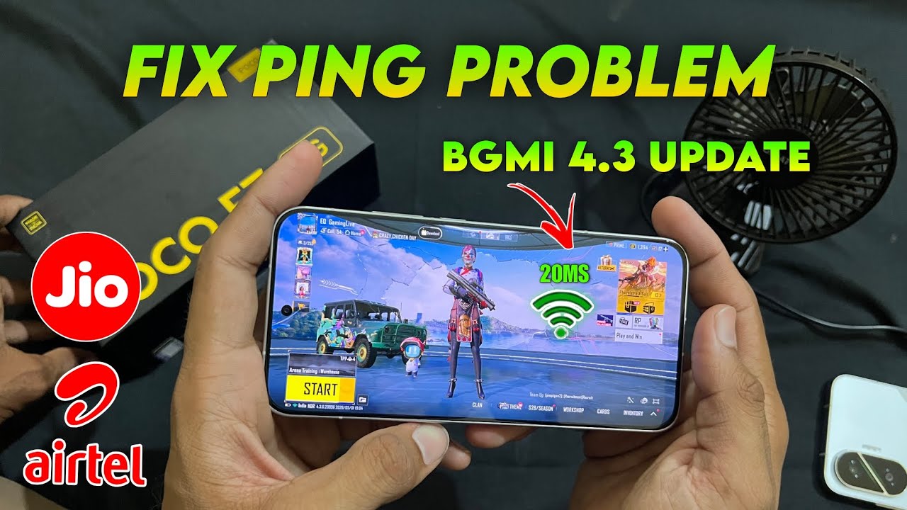  How to Fix Lag and High Ping (Guide) BGMI 4.3 UPDATE