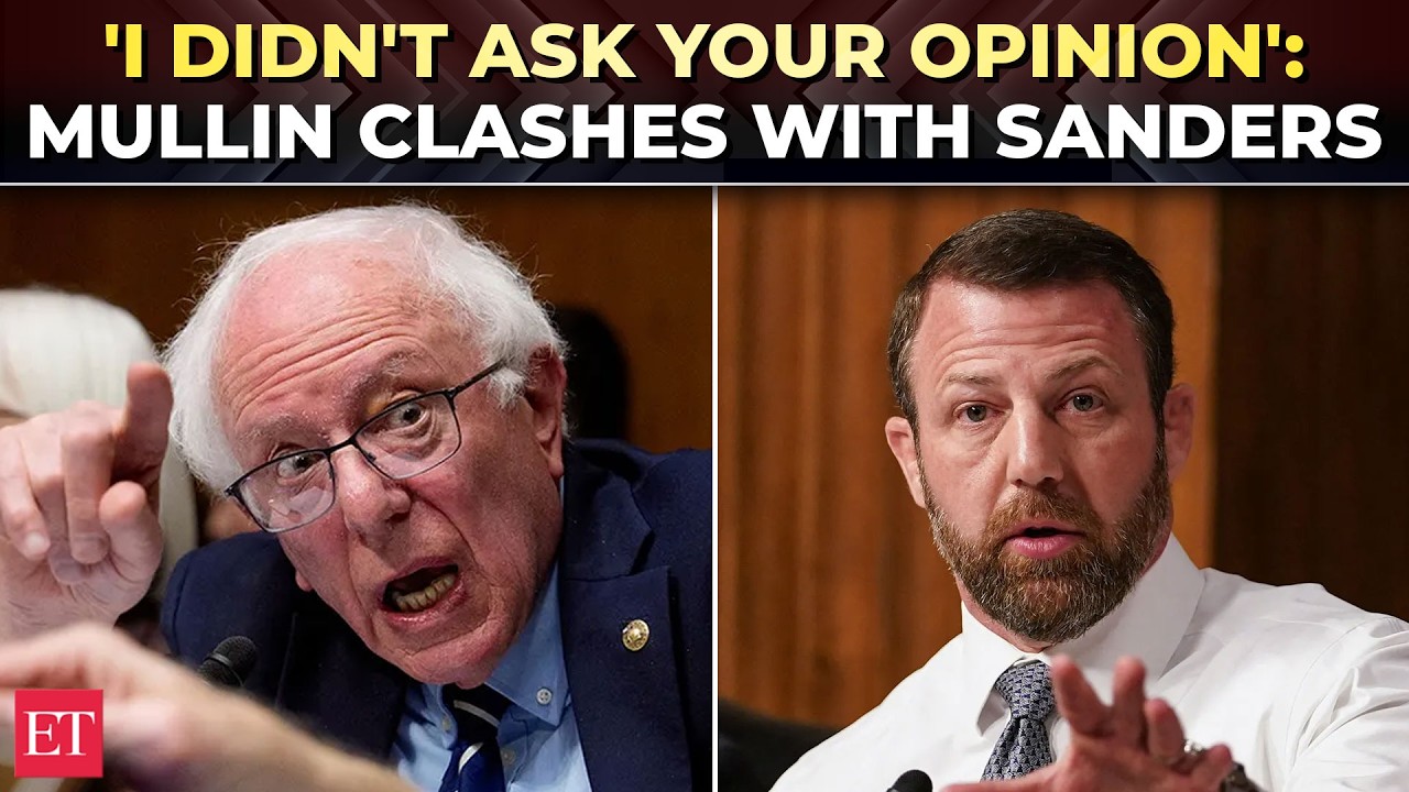 'You're sitting here longer than I've even been alive': Mullin NUKES Sanders in fiery Senate clash