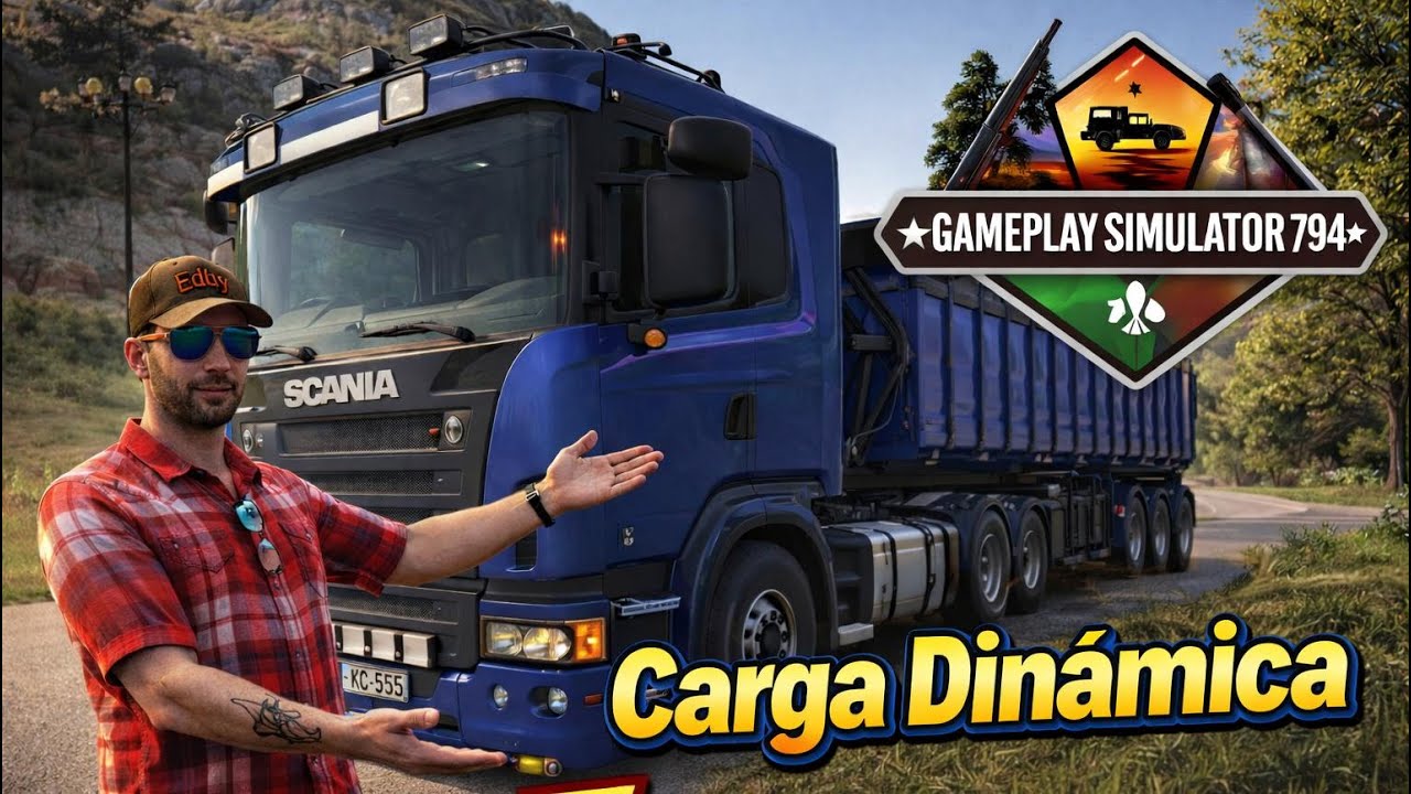 ETS 2 1.57 - 🌎ROTAS BRASIL, CARGA Y DESCARGA DINÁMICA🚚SCANIA G 420🎮28 TONELADAS DE ARENA.