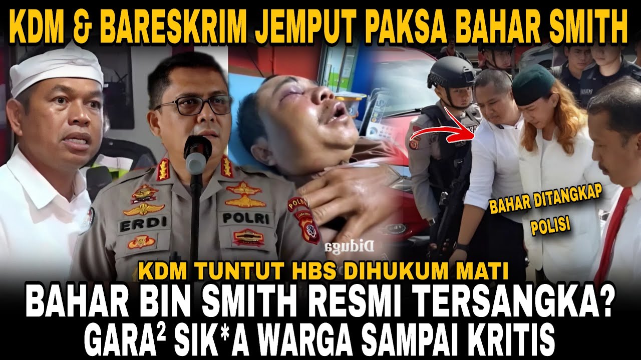 KANG DEDI MULYADI SERET BAHAR SMITH KE PENJARA? POLDA JABAR LANGSUNG TURUN TANGAN JEMPUT PAKSA