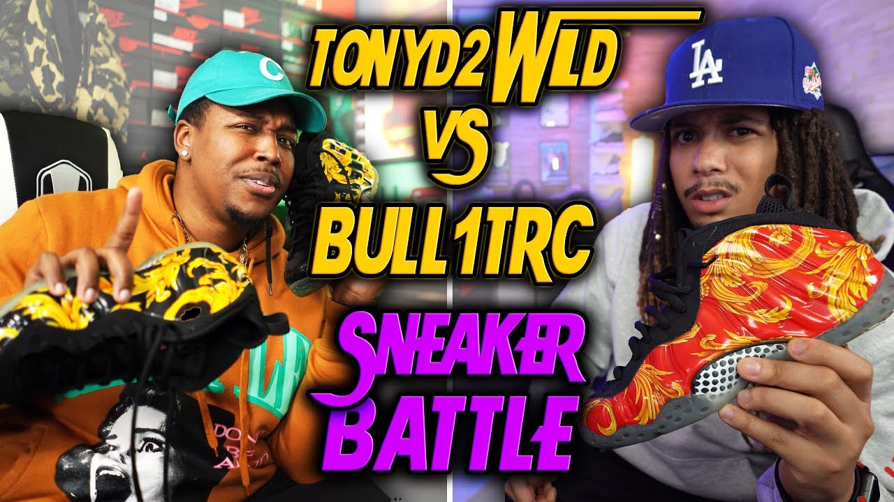 TONYD2WILD VS BULL1TRC SNEAKER BATTLE !!! WHO'S NEXT ?!? 2WILD SNEAKER BATTLES