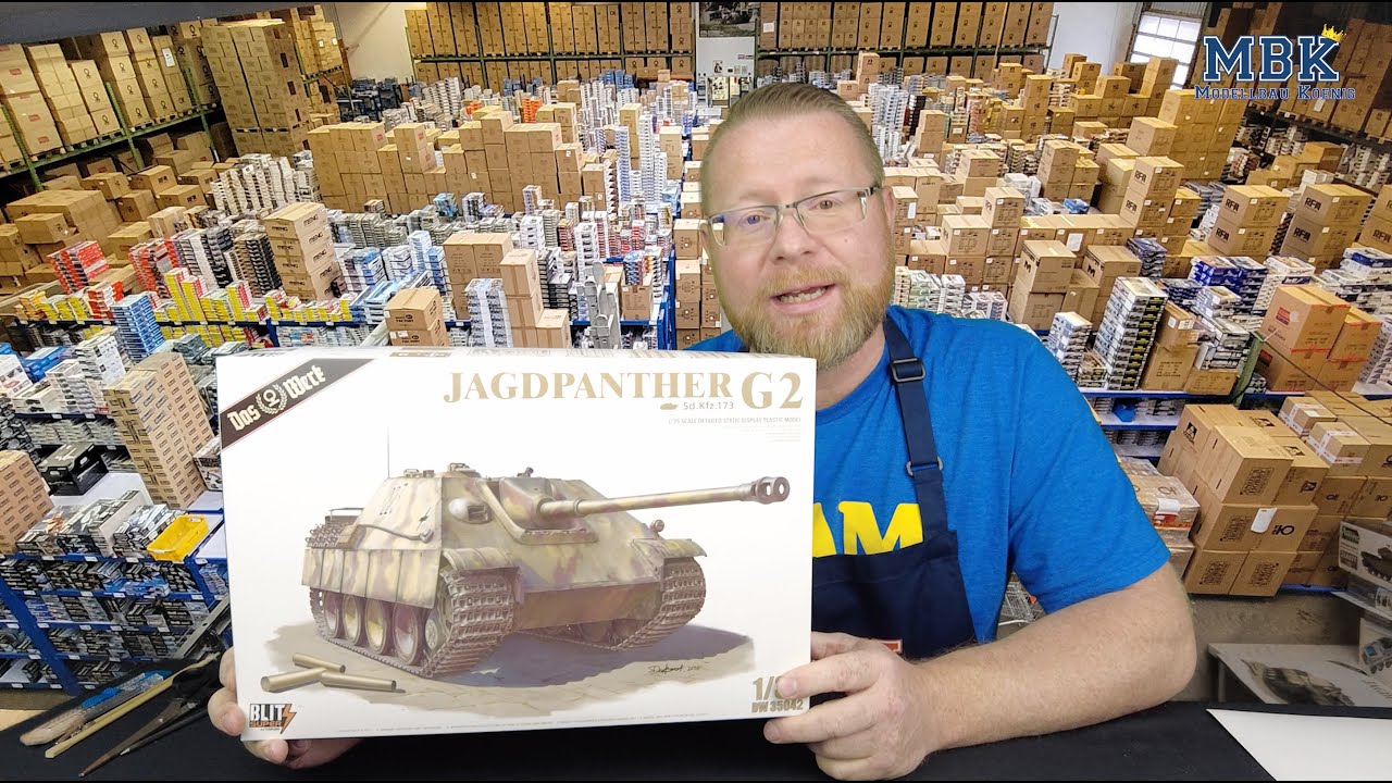 MBK packt aus SPEZIAL - 1:35 Jagdpanther G2 Sd.Kfz. 173 - SUPER BLITZ (Das Werk DW35042)