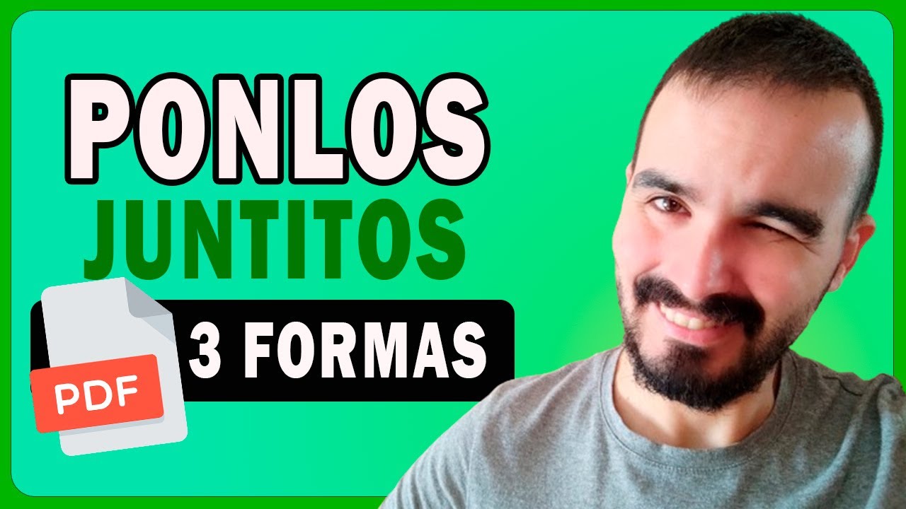 📙 TE ENSE&Ntilde;O c&oacute;mo unir PDF de 3 FORMAS DIFERENTES ☄️ +REGALO para ti 🔔