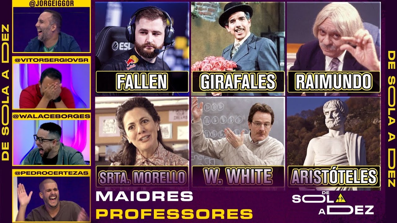 QUEM É O MAIOR PROFESSOR DE TODOS OS TEMPOS? CRAVAMOS! | DE SOLA A DEZ