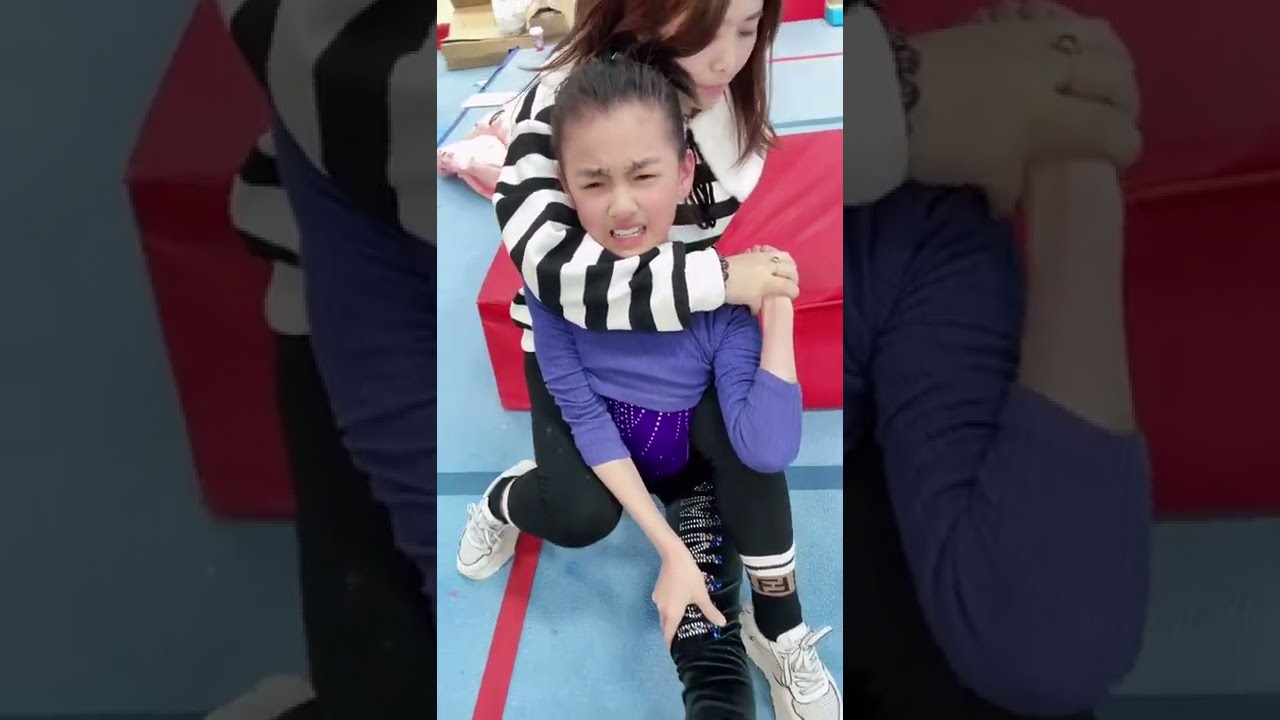 In China, rhythmic gymnastics schools train like this