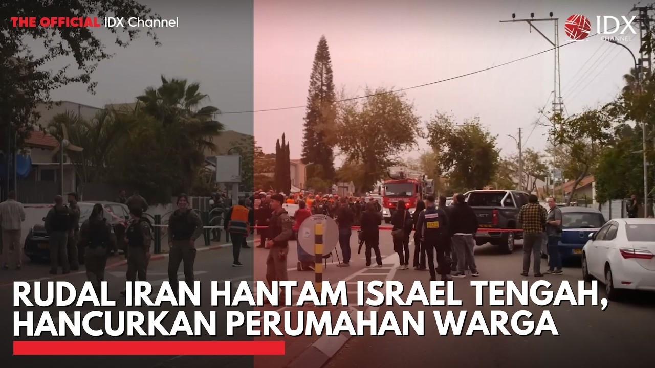 Rudal Iran Hantam Israel Tengah,  Hancurkan Perumahan Warga | IDXC UPDATE