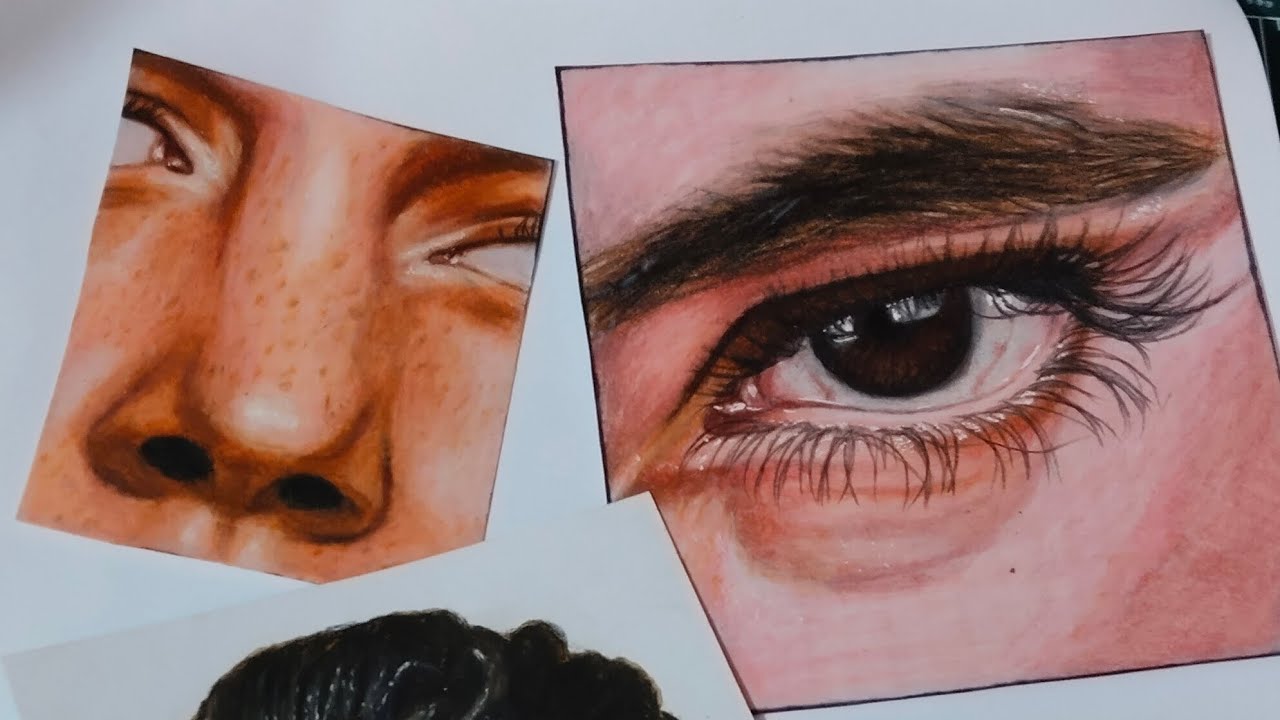 USING STEADTLER LUNA WATERCOLOR PENCIL ✏️|| NOSE RENDERING #art #drawing #video 