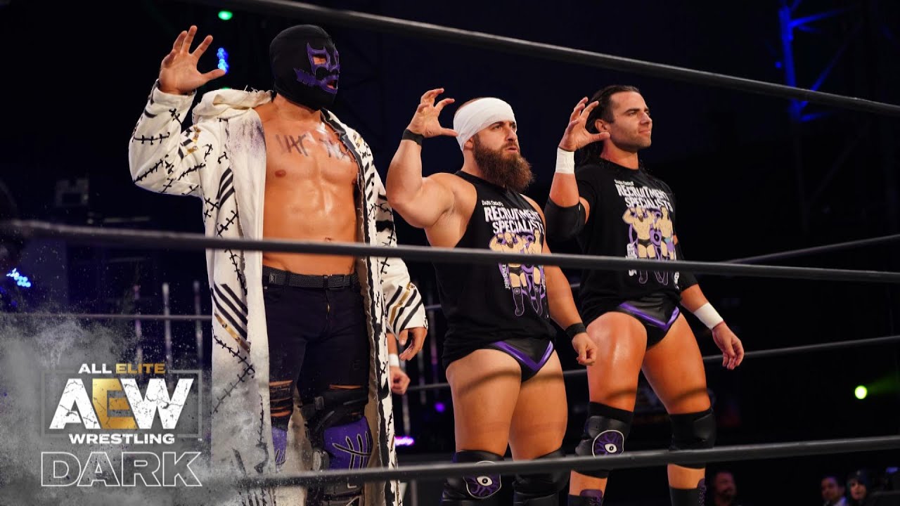 Aaron Solow & Angel Fashion & M'Badu vs Dark Order's 