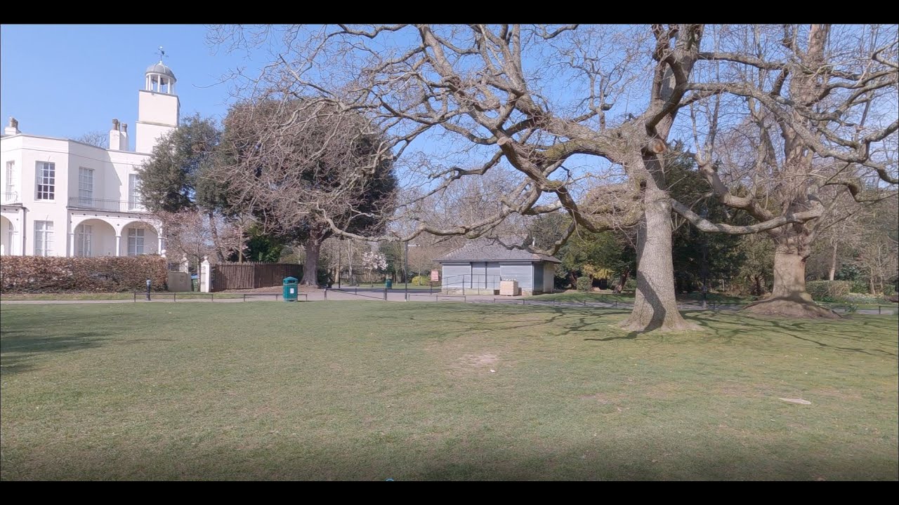 Hotham Park Relaxing Walk Bognor Regis in 4k
