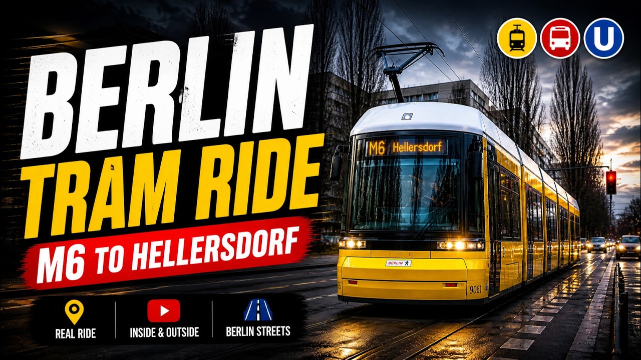 Tram Ride Through Berlin Hellersdorf | Urban Transport Vibes