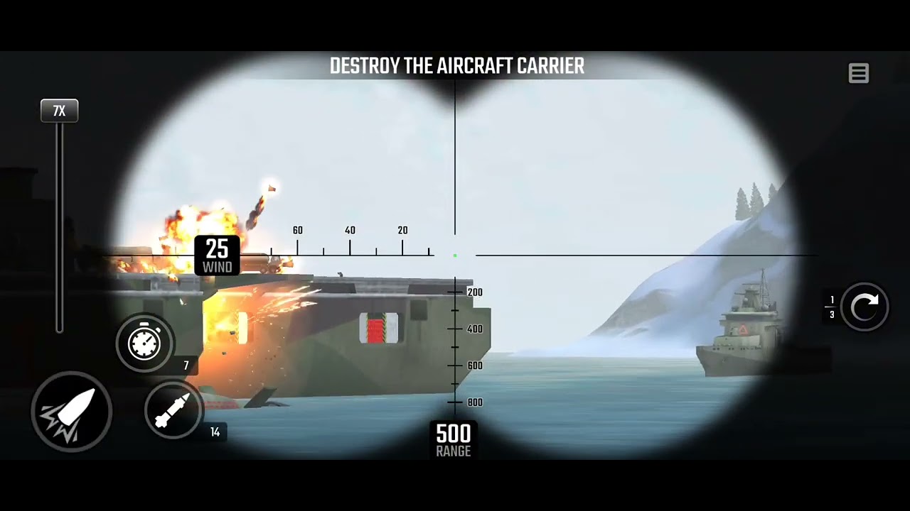 War Sniper Z9 Boss 2 General Crow Destroy The Aircraft Carrier