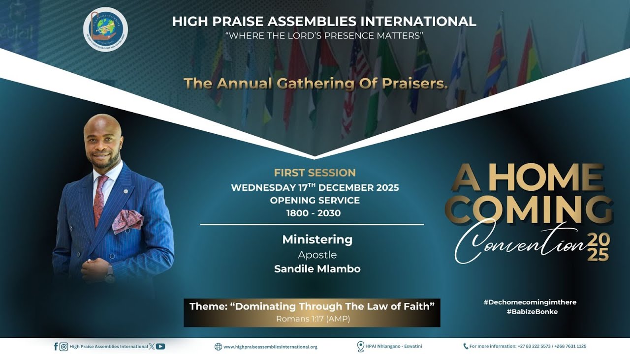 Homecoming Day 1 with Apostle Jethro Malindzisa