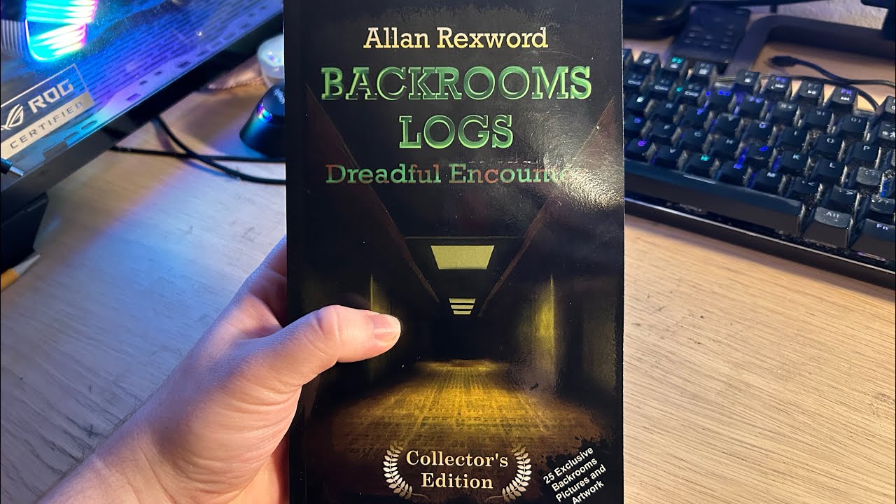 The Backrooms Logs: Dreadful Encounters book unboxing and examining