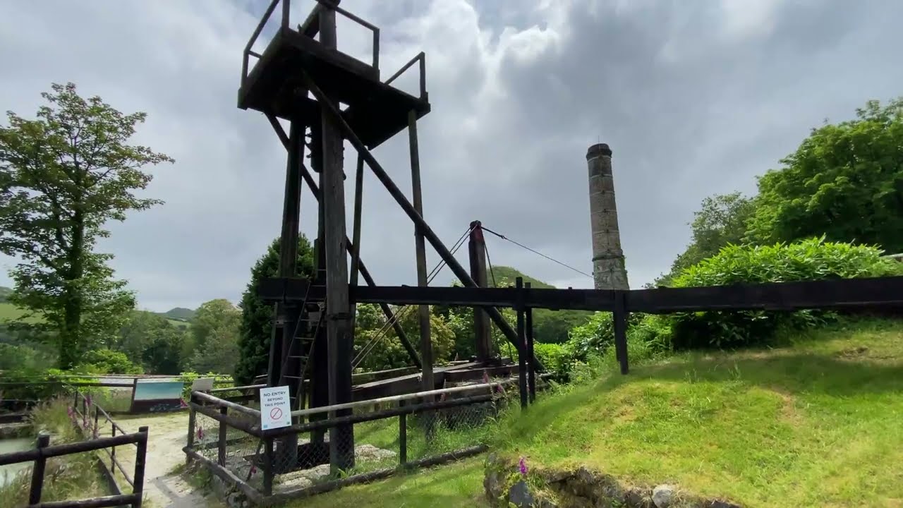 Clay slurry pump at Wheal Martyn