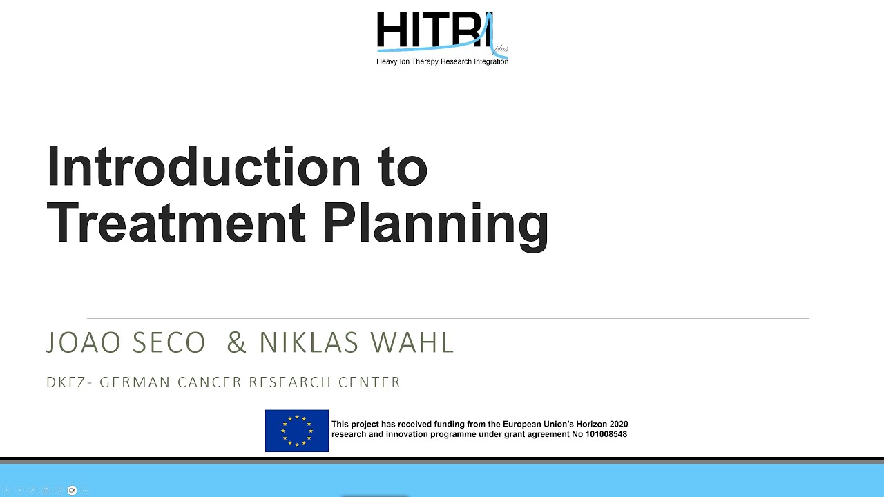 3rd HITRIplus School: Introduction to Treatment Planning   Joao Seco   DKFZ