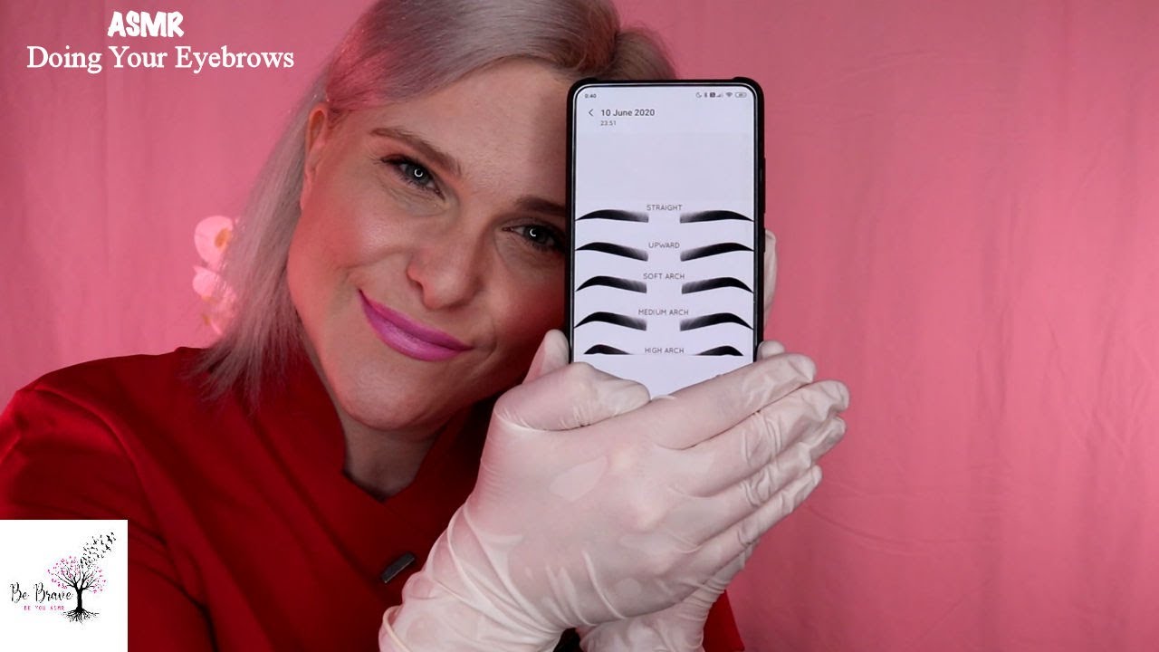 ASMR Doing Your HD Eyebrows