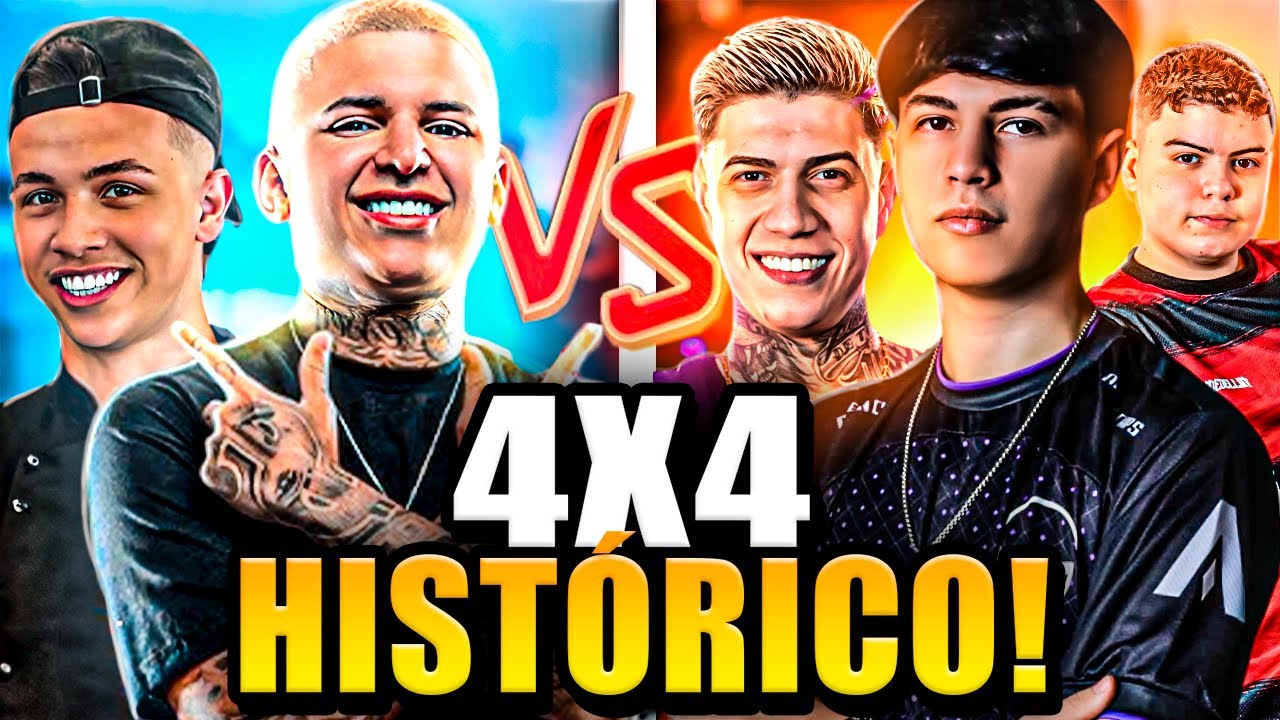 YURI22 E TWO9 VS ELTIN777 E STEIKE NO 4X4 MAIS DISPUTADO DO ANO!