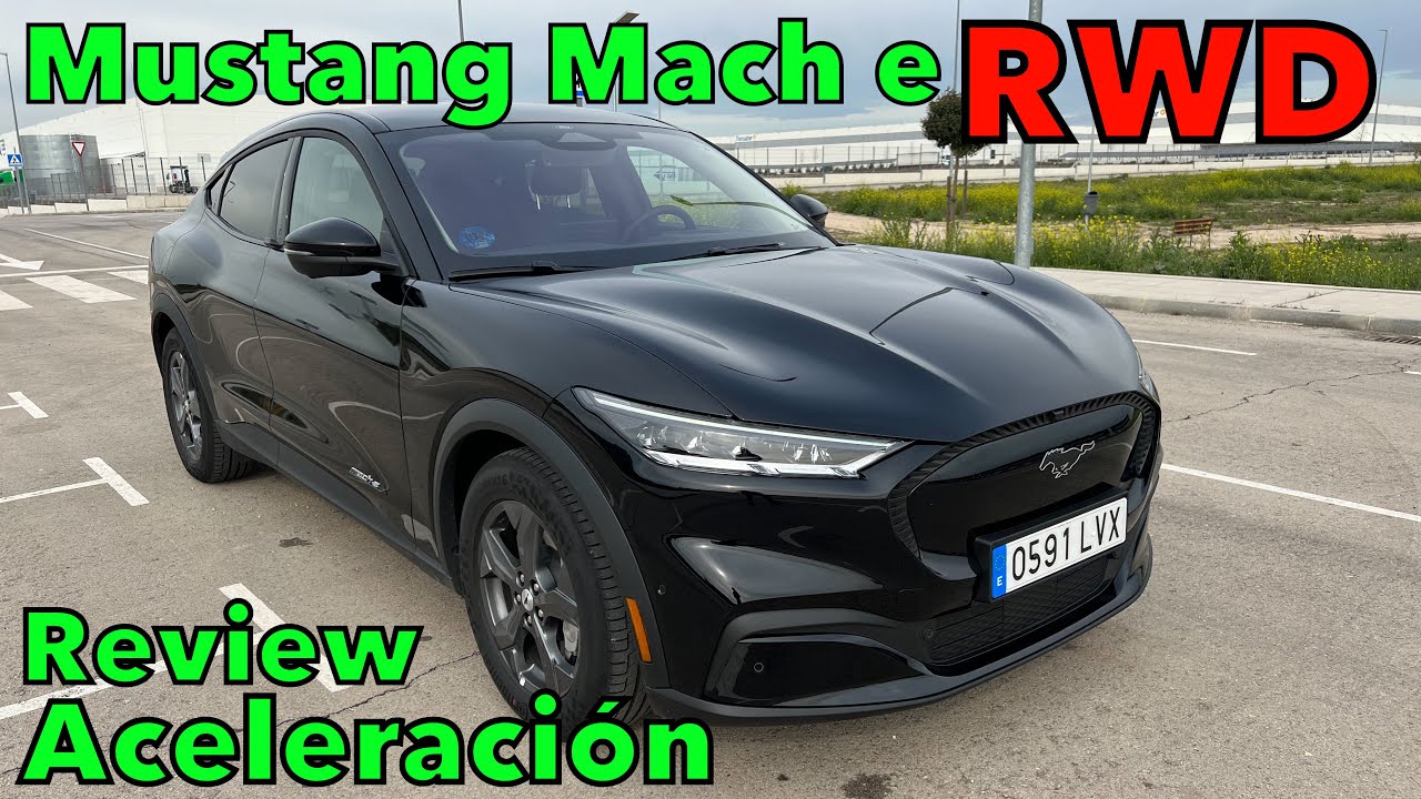 Ford Mustang Mach e RWD 294CV  ¡LLEGÓ LA BESTIA CON PROPULSIÓN TRASERA! Review Aceleración MOTORK