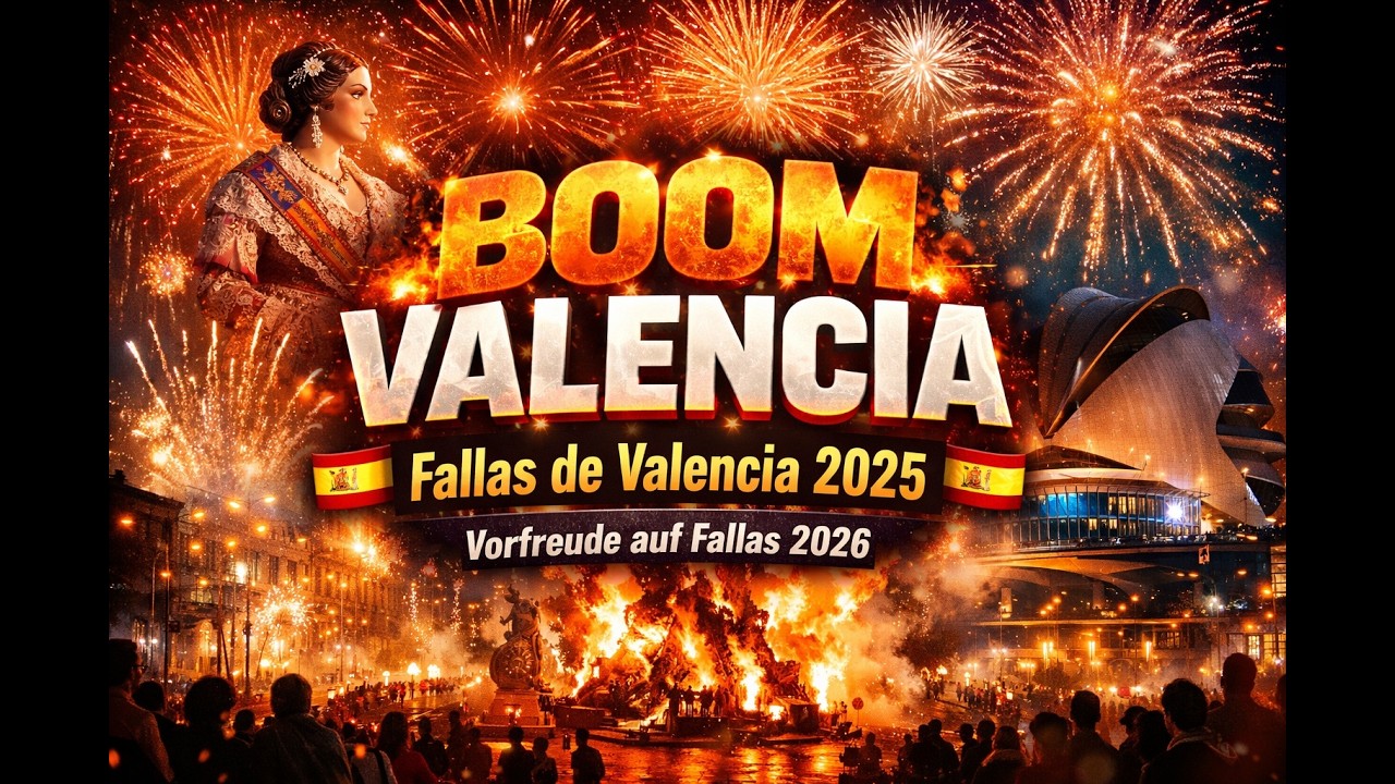 BOOM VALENCIA | Fallas de Valencia 2025 | Vorfreude auf Fallas de Valencia 2026