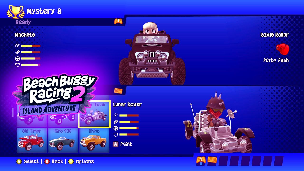 Roxie Roller vs Clutch - Beach Buggy Racing 2 Island Adventure