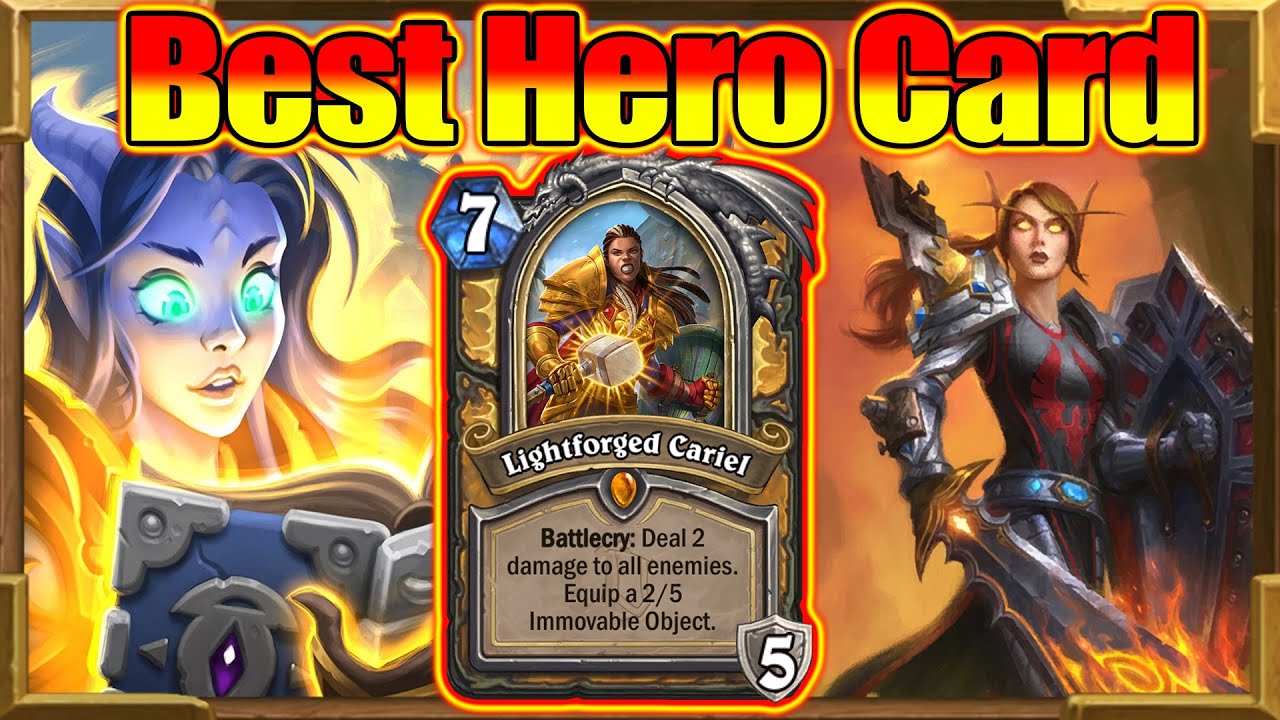 Cariel Paladin Hero Card Is The Best! Libram Handbuff Deck Fractured in Alterac Valley | Hearthstone