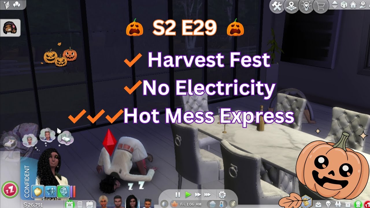 S2E32 Harvest fest. No Electricity. HOT MESS😩