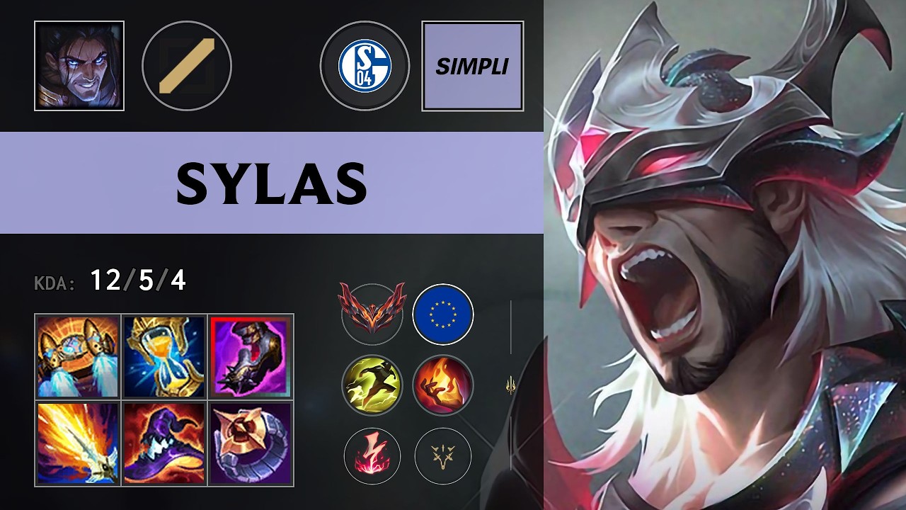 (S04 Simpli) Sylas Mid vs Zed - EUW Grandmaster Patch 26.12