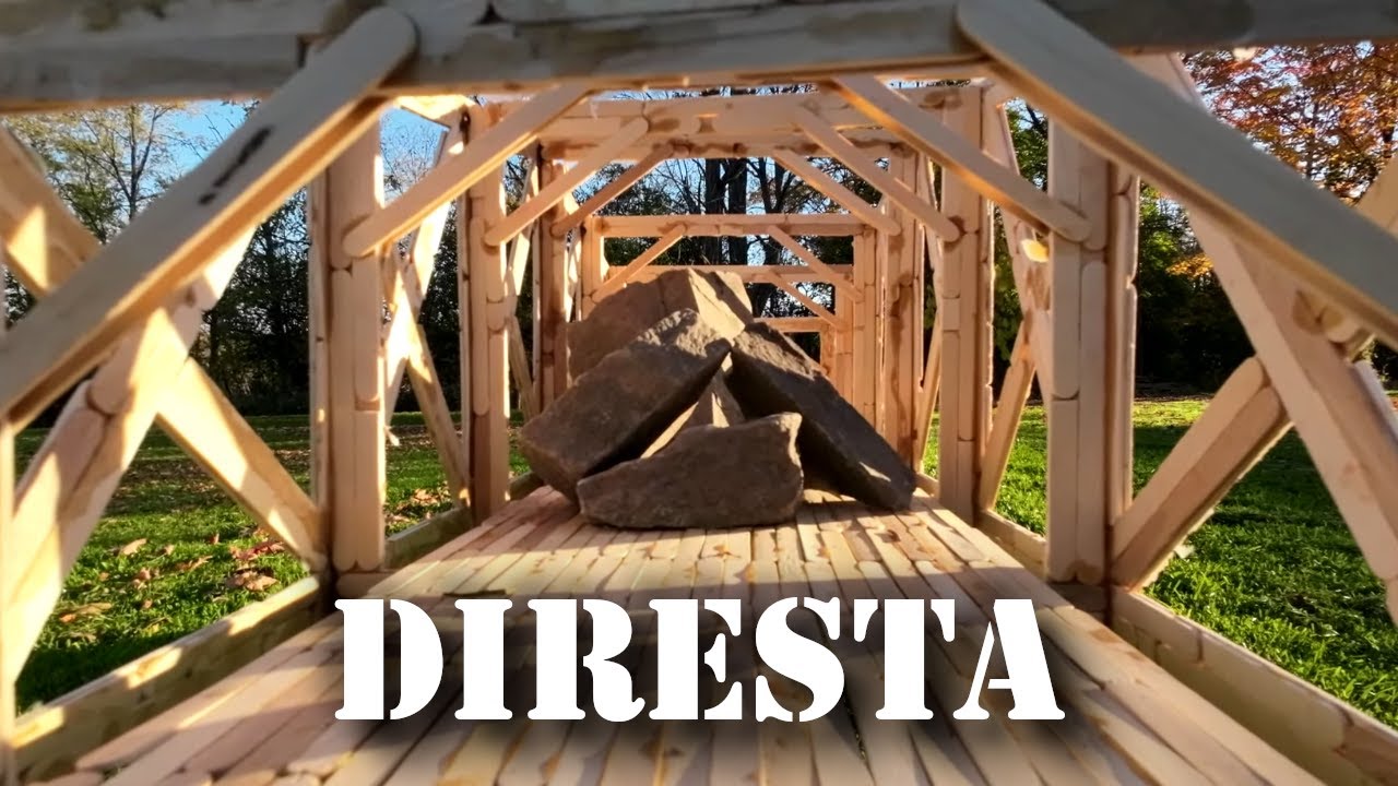 DiResta Truss Bridge from Popsicle Sticks