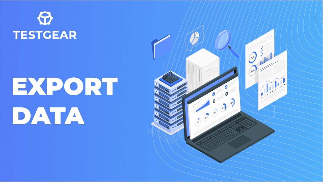 How to export data from TestGear?