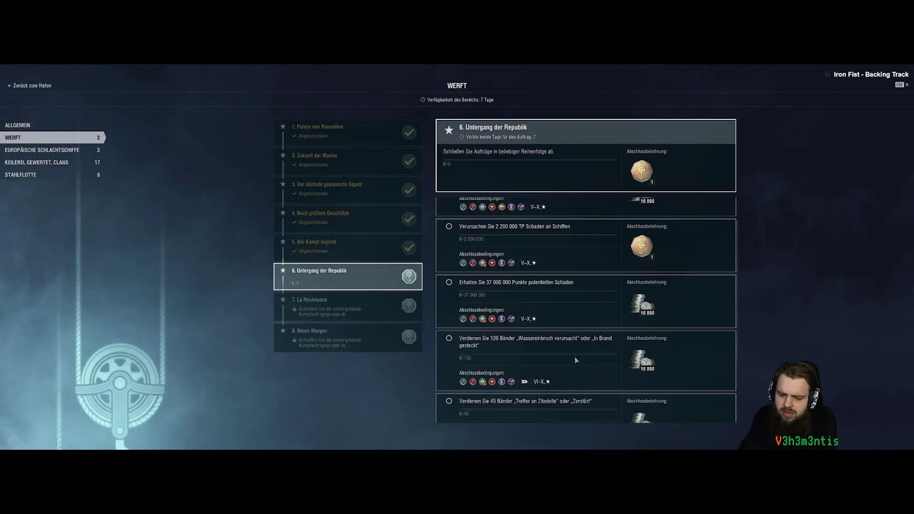 Noch ein paar Missionen grinden... | World of Warships