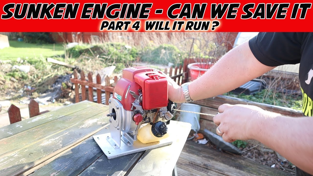 Sunken Honda WX10 Engine Restoration Part 4 Final Video