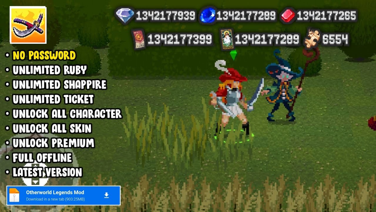 Update‼️Otherworld Legends Mod V 2.8.1 Apk Terbaru 2025 - Unlock All Character & Unlimited Ruby
