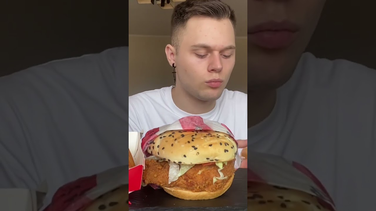 Любите КФС? #food #mukbang #kfc #lifestyle #funny #foodie #eatingshow #asmr