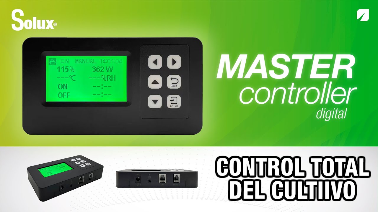 C&oacute;mo Automatizar tus Luces de Cultivo LED con Master Controller Solux | Hortitec