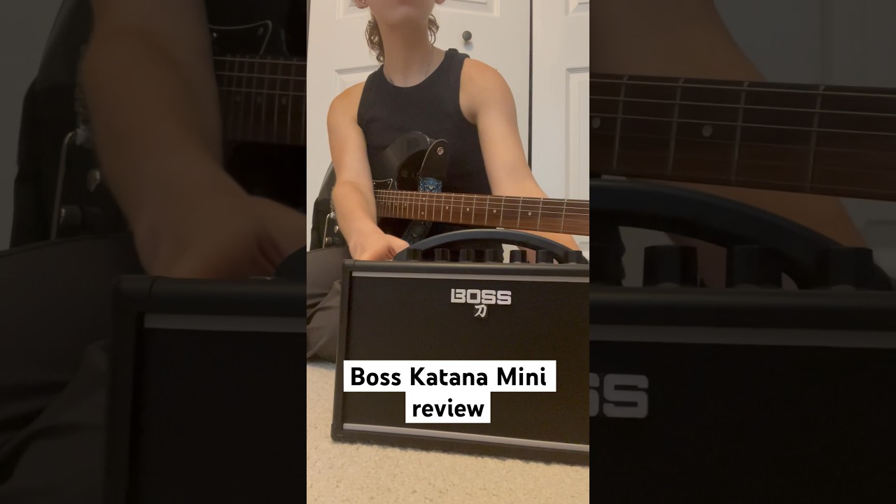 💥Boss Katana Mini amp review🔉(not sponsored)#shorts #short #guitarist #gear #guitarmusic #review