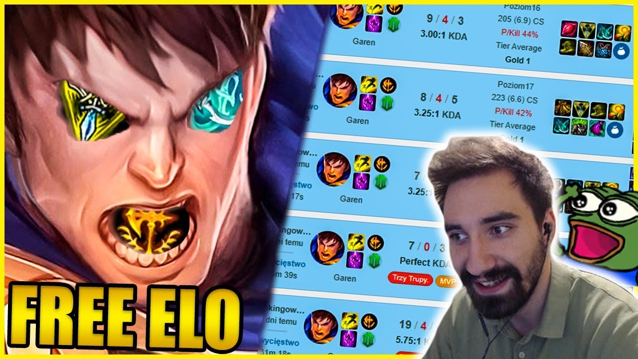 GAREN PO ZMIANACH JEST JEST TOTALNYM SZTOSEM *FREE ELO DLA KAŻDEGO*