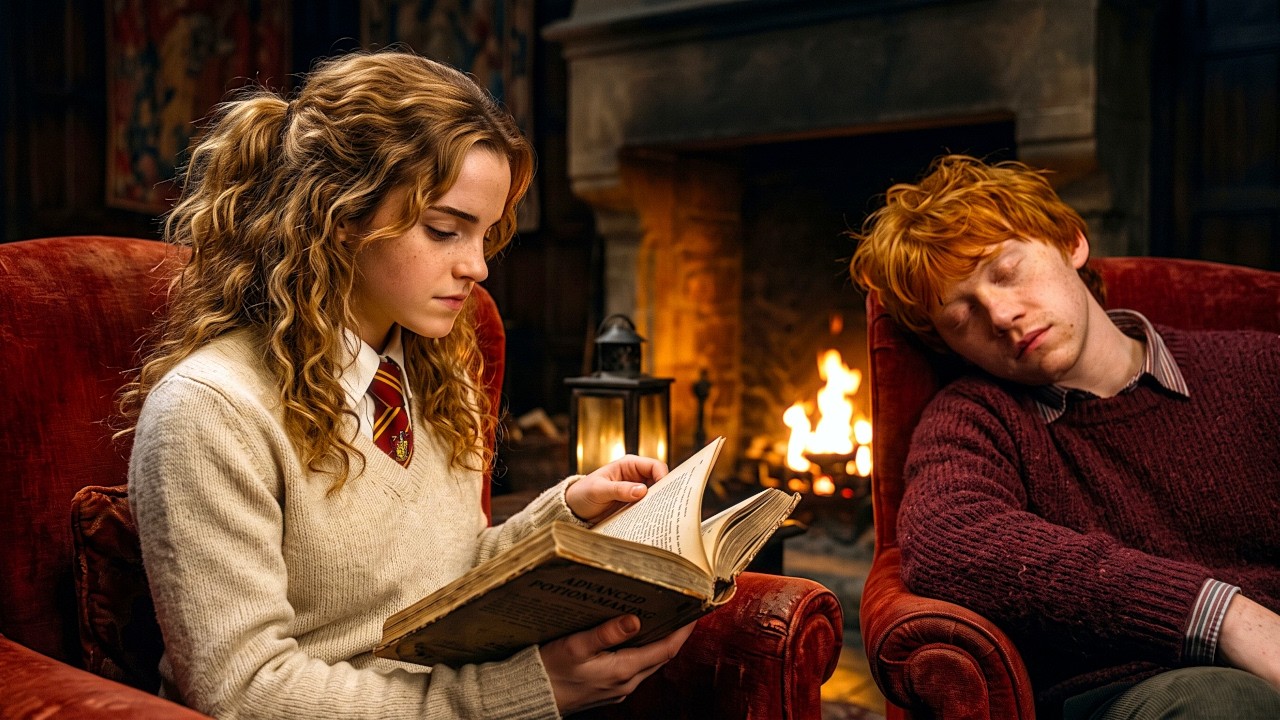 Day in Gryffindor Common Room | Cozy Life Among the Lions