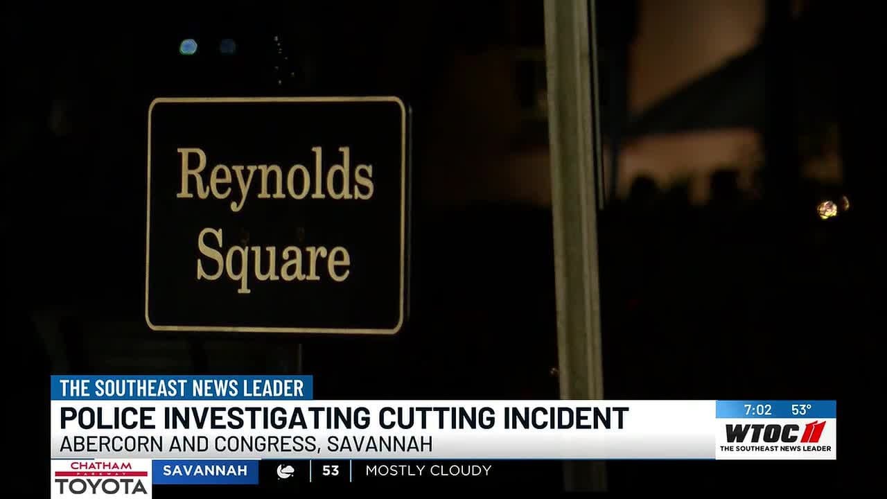 Man cut during fight between unhoused individuals in downtown Savannah
