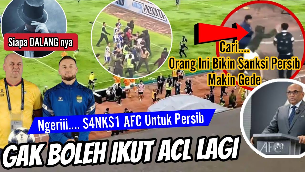 NGERIII... Gara-gara Rusvh.. Persib Ga Boleh Main Di ACL Lagi? 😱Pramono vs KDM Jilid II