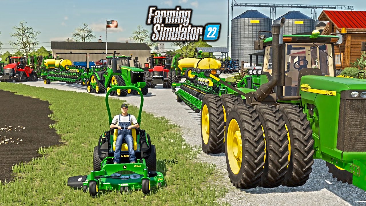BIG TIME FARMER'S- PLANTING 2,000 ACRES IN A DAY! (48 ROW PLANTERS) | FARMING SIMULATOR 22