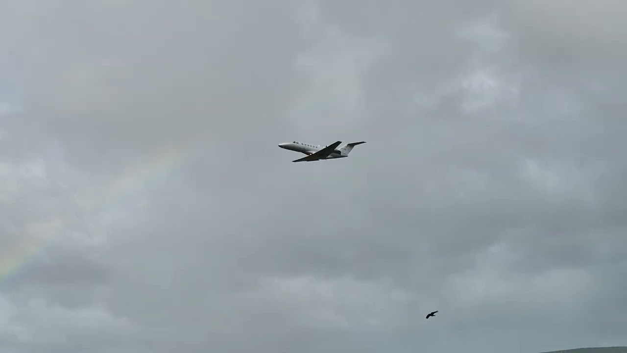 Cessna Citation Jet , HYPE Private Jets , Haverfordwest Airport HAW 24th October 25. 