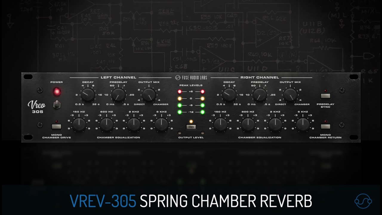 Fuse Audio Labs presents the VREV-305 Vintage Spring Reverb